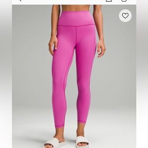 Lulu Lemon Align High-Rise with pockets 25”, Size 6